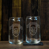 Ranger Scroll Beer Glass Set - No Tab - Glassware