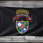 Ranger Scroll Double Sided - Ranger Tab - Flag