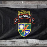 Ranger Scroll Double Sided - Ranger Tab - Flag