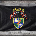 Ranger Scroll Double Sided - Ranger Tab - Flag