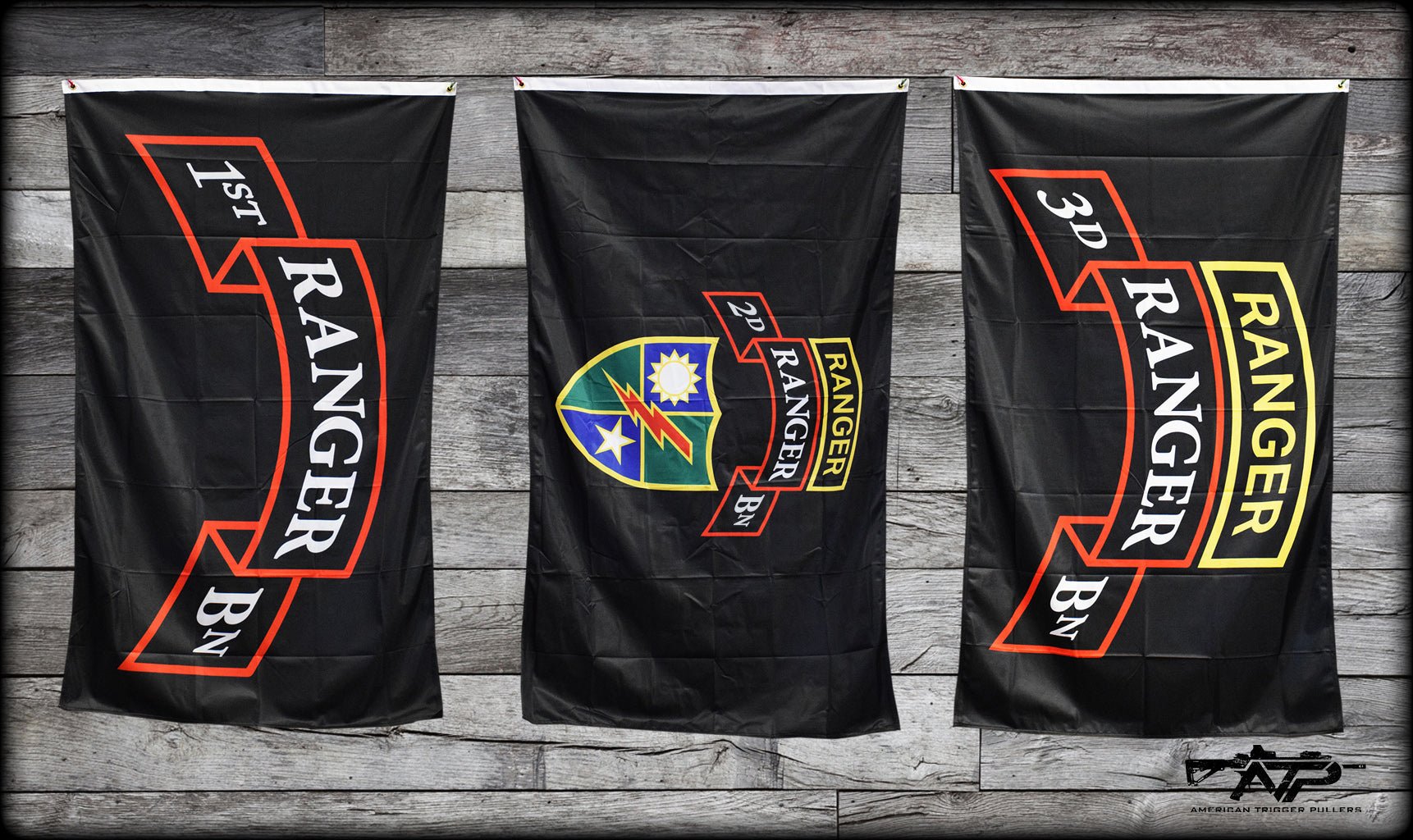 Ranger Scroll Double Sided - Ranger Tab - Flag