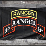 Ranger Scroll Double Sided - Ranger Tab - Flag