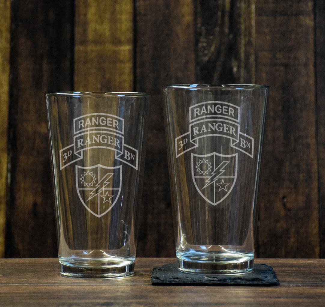 Ranger Scroll Pint Glass Set - Ranger Tab - Glassware