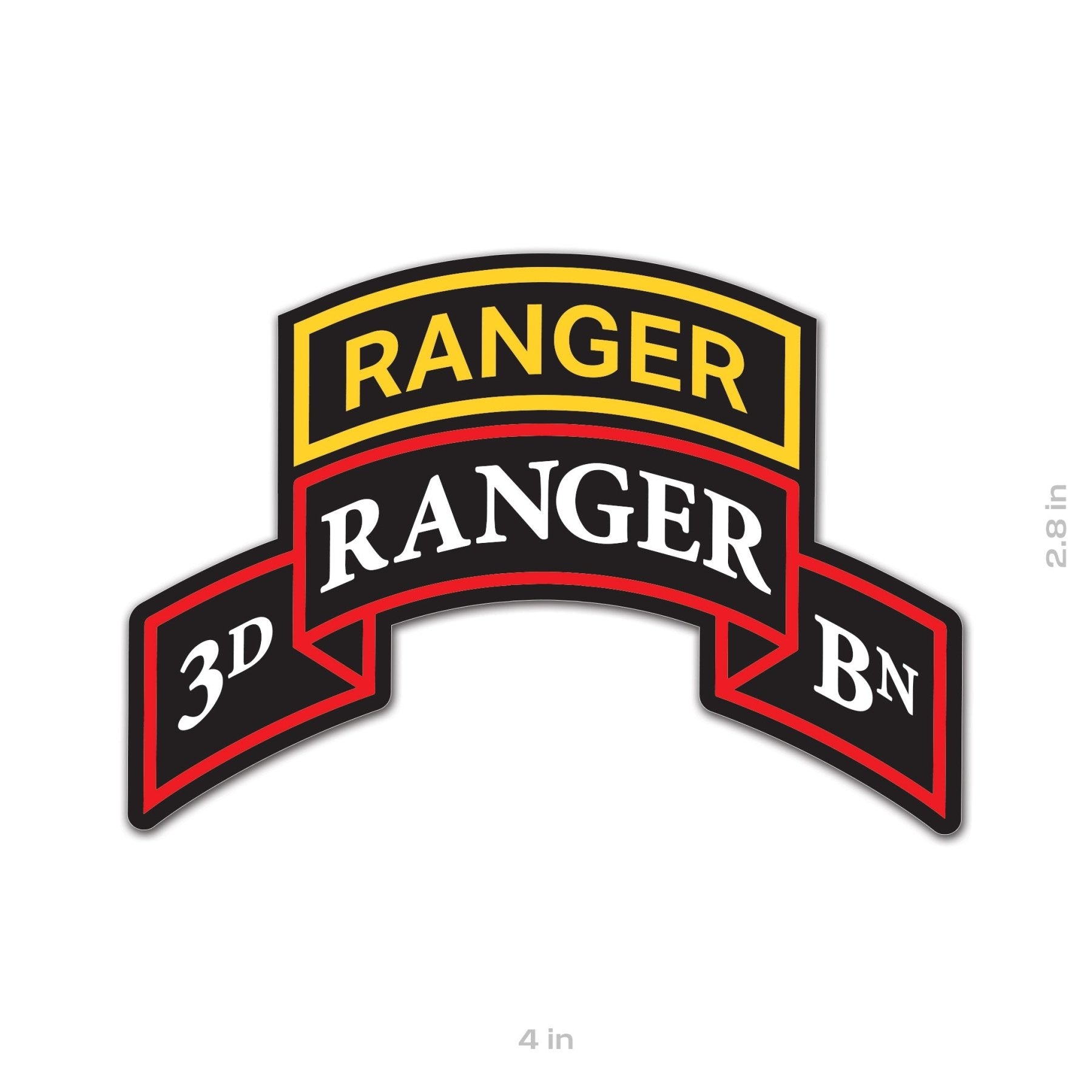 Mini Ranger Scroll Pin Ranger Scroll Sticker – American Trigger Pullers