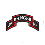 Ranger Scroll Sticker - 3D Battalion - Sticker