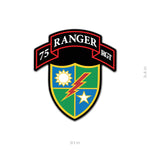 Ranger Scroll Sticker - 75th Regiment - Sticker