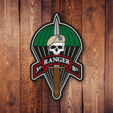 Ranger Skull Parachute Sticker - 1st Batt - Sticker