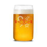 Ranger SSB Diamond Ticks Beer Can Glass Set - 16oz - Glassware