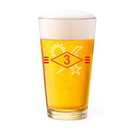 Ranger SSB Diamond Ticks Pint Glass Set - 16oz - Glassware