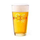 Ranger SSB Diamond Ticks Pint Glass Set - 16oz - Glassware