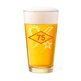 Ranger SSB Diamond Ticks Pint Glass Set - 16oz - Glassware