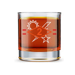 Ranger SSB Diamond Ticks Whiskey Glass Set - 16oz - Glassware