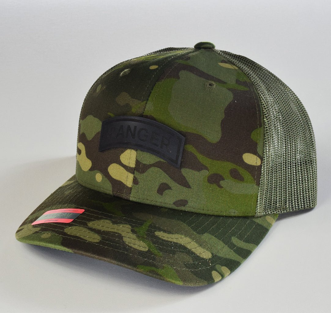 Ranger Tab Leather Snapback - OSFA - Headwear