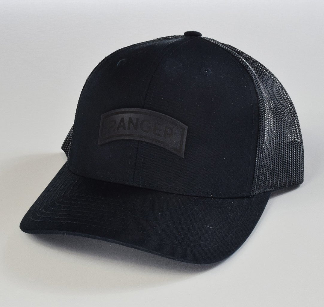 Ranger Tab Leather Snapback - OSFA - Headwear