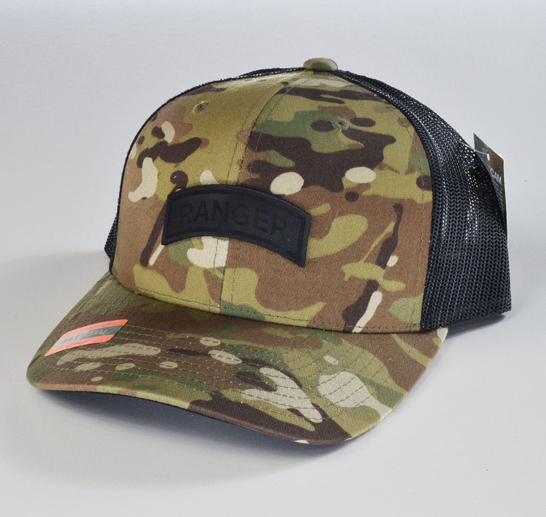 Ranger Tab Leather Snapback - OSFA - Headwear