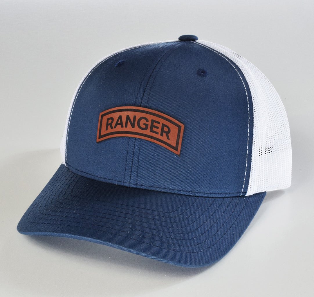 Ranger Tab Leather Snapback - OSFA - Headwear