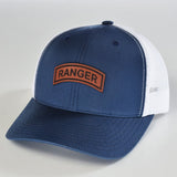 Ranger Tab Leather Snapback - OSFA - Headwear