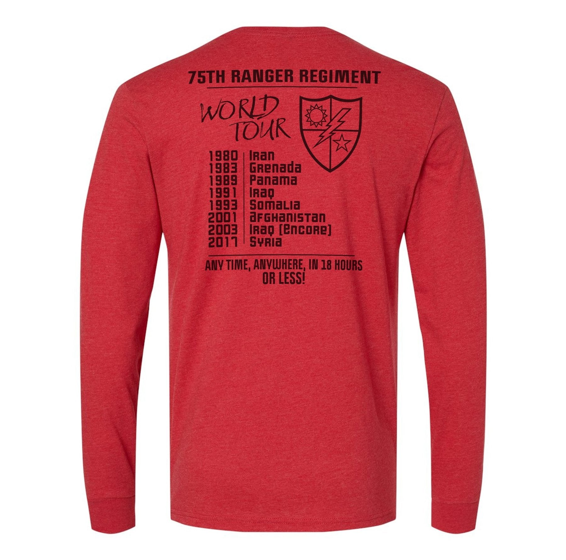 Ranger World Tour Long Sleeve - Small - Shirt