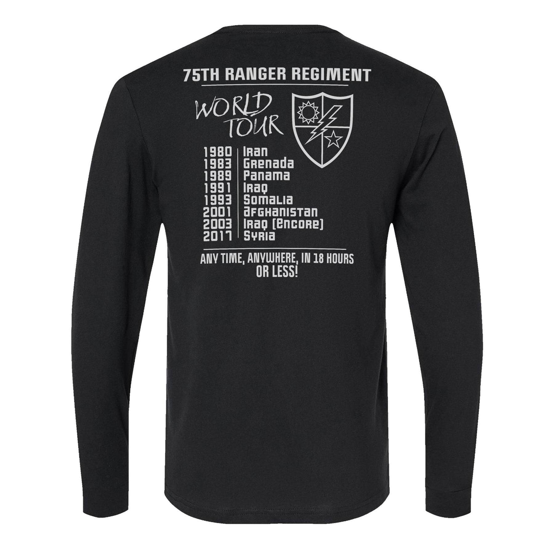 Ranger World Tour Long Sleeve - Small - Shirt