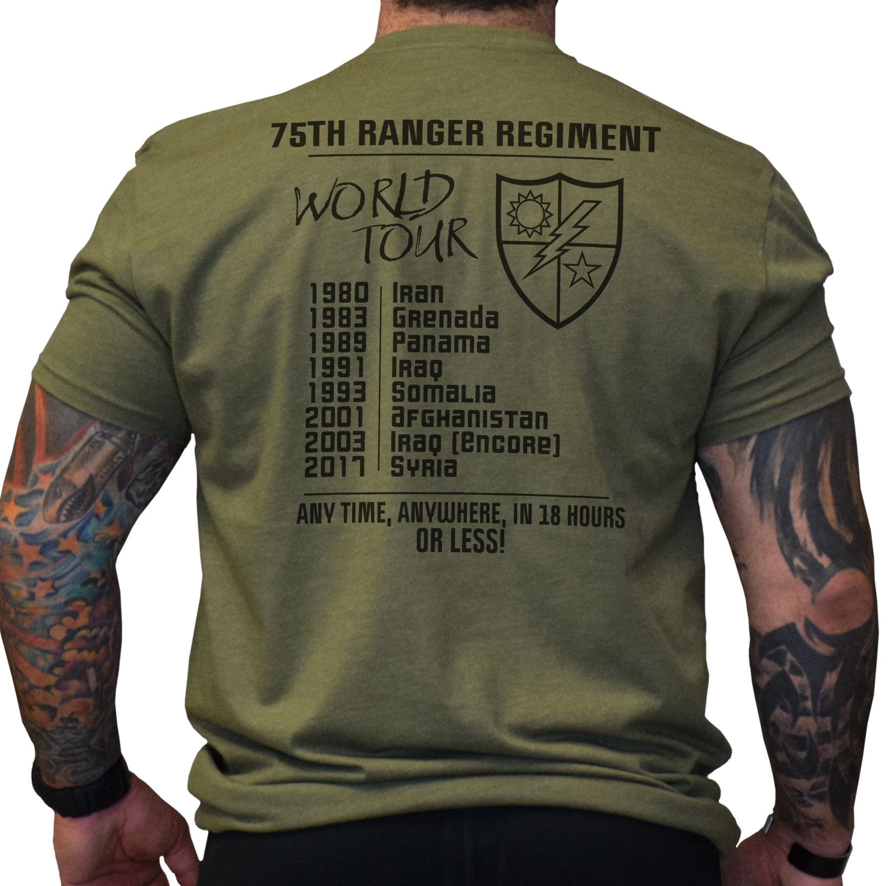 Ranger WORLD TOUR Tee - Small - Shirt