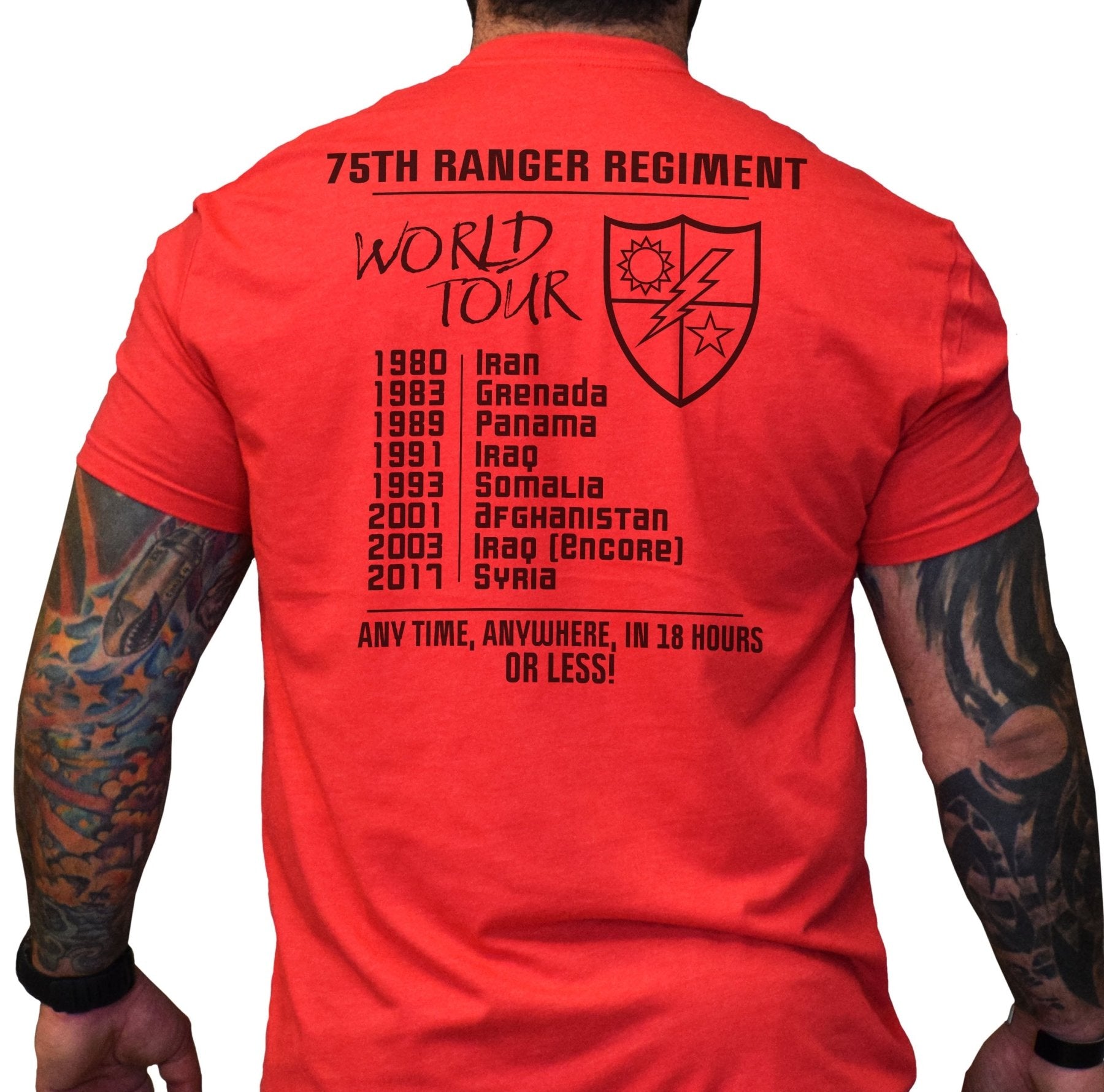 Ranger WORLD TOUR Tee - Small - Shirt