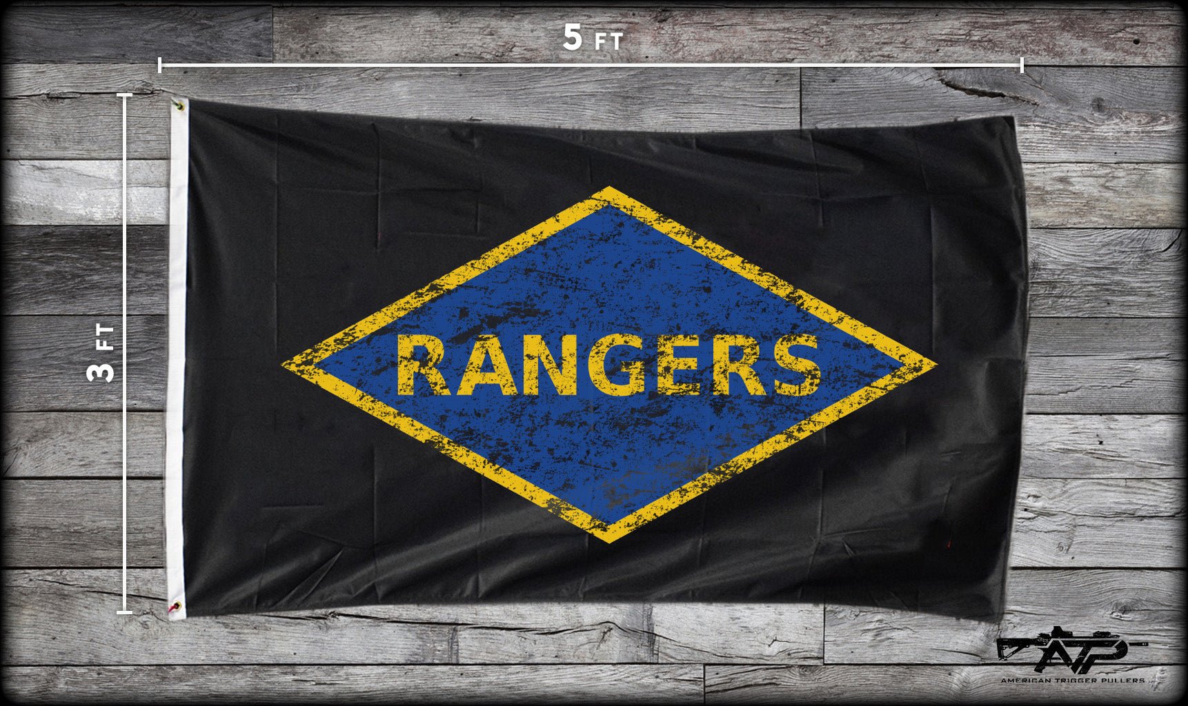 Rangers Diamond Flag - 3' x 5' - Flag