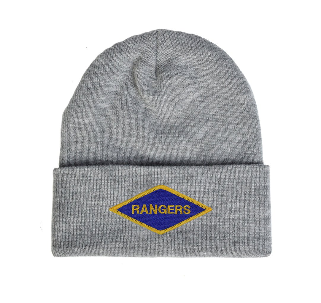 Rangers Diamond Patch Cuff Beanie - OSFA - Beanie