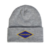 Rangers Diamond Patch Cuff Beanie - OSFA - Beanie