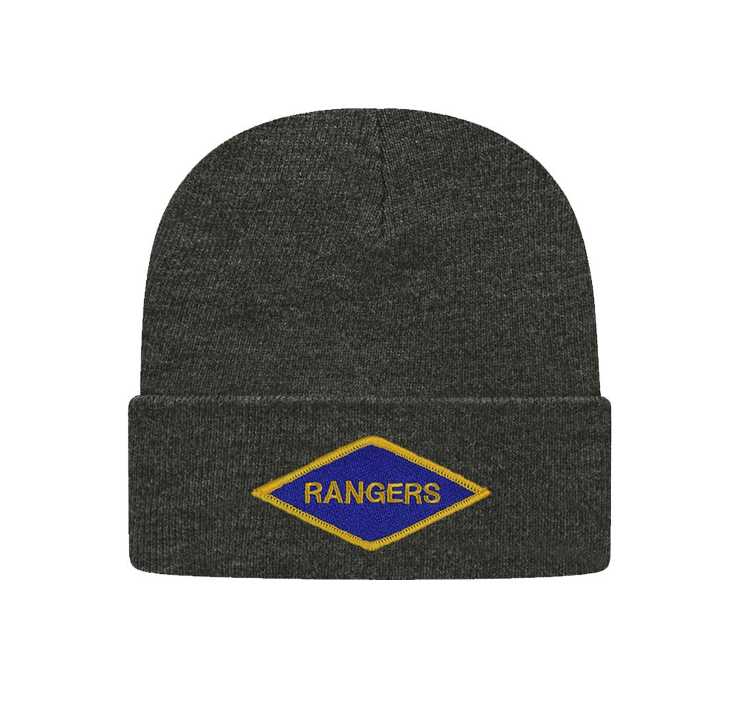 Rangers Diamond Patch Cuff Beanie - OSFA - Beanie