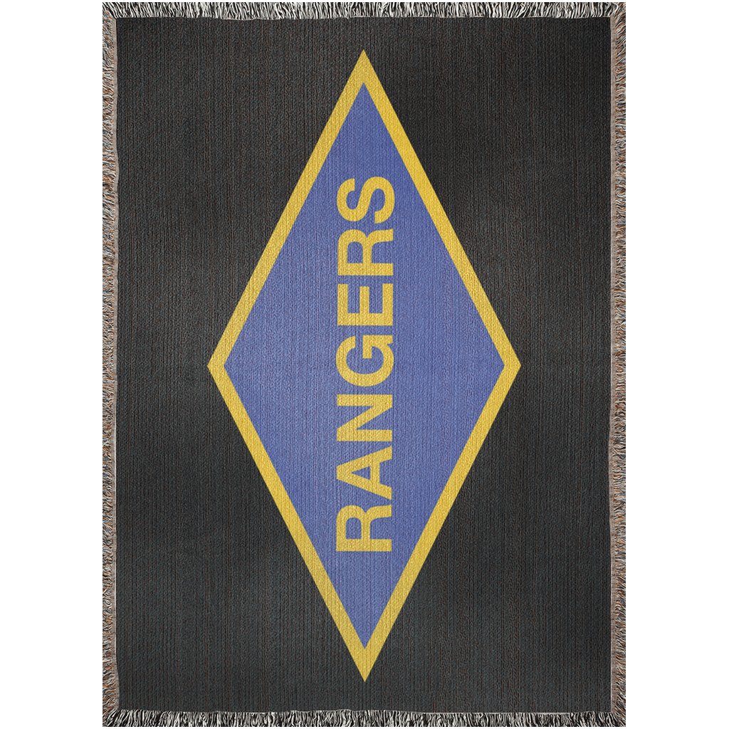 Rangers Diamond Woven Blanket - 52x37 inch - No Discount