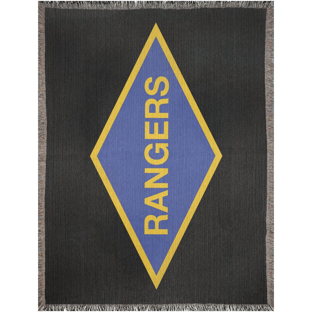 Rangers Diamond Woven Blanket - 60x80 inch - No Discount