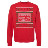 Rangers Lead The Way - RGR Scroll+ Tab - Ugly Sweater - Small - Hoodie