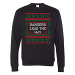 Rangers Lead The Way - RGR Scroll - Ugly Sweater - Small - Hoodie