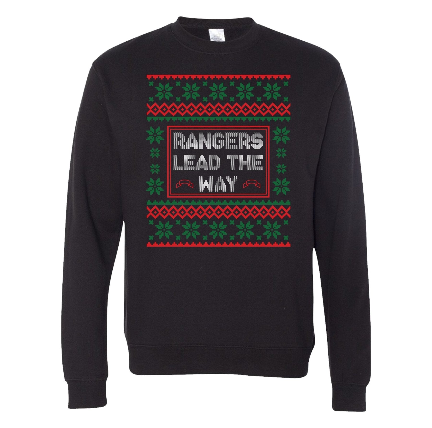Rangers Lead The Way - RGR Scroll - Ugly Sweater - Small - Hoodie