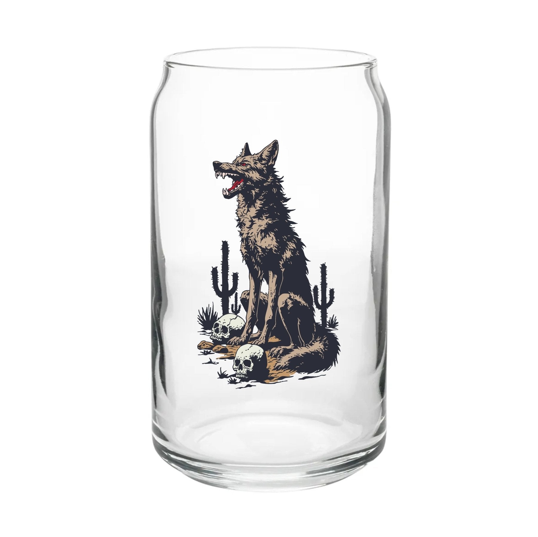 Rapid Coyote Beer Can Glass Set - 16oz - Glassware