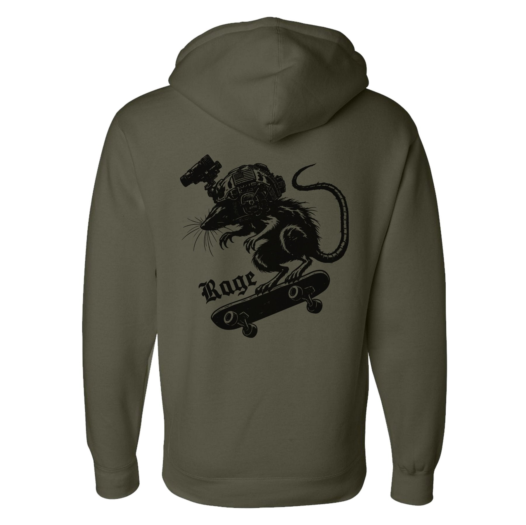 Rat Rage Hoodie - Small - Hoodie