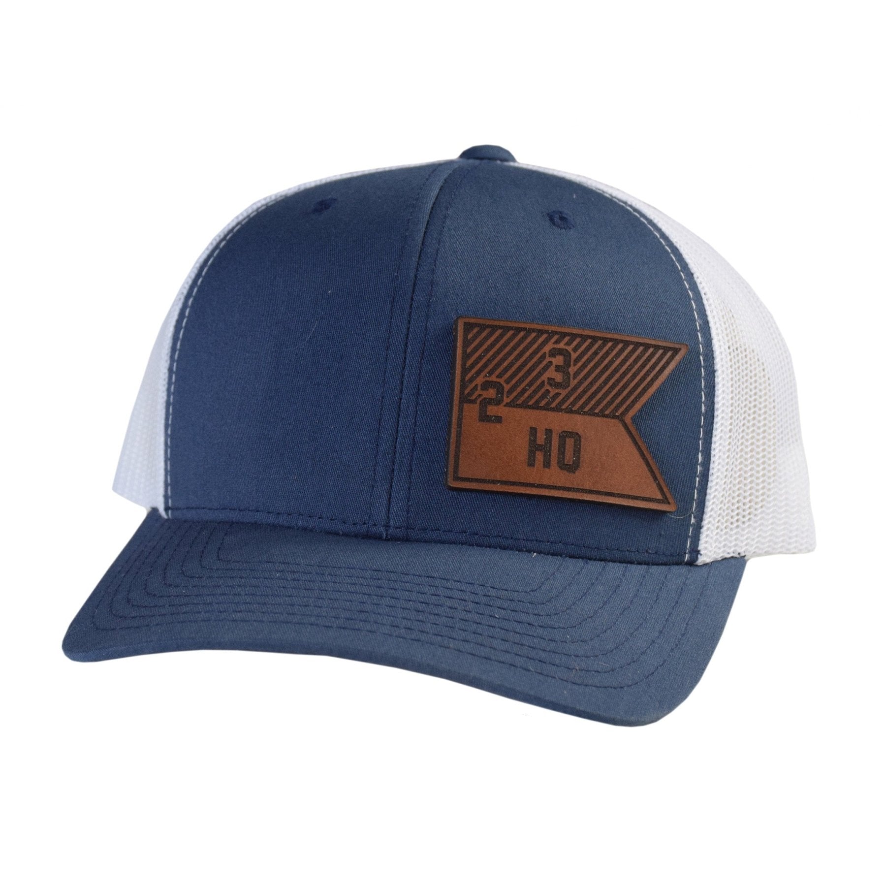 Rattler Troop Guidon Leather Snapback - OSFA - Private Headwear