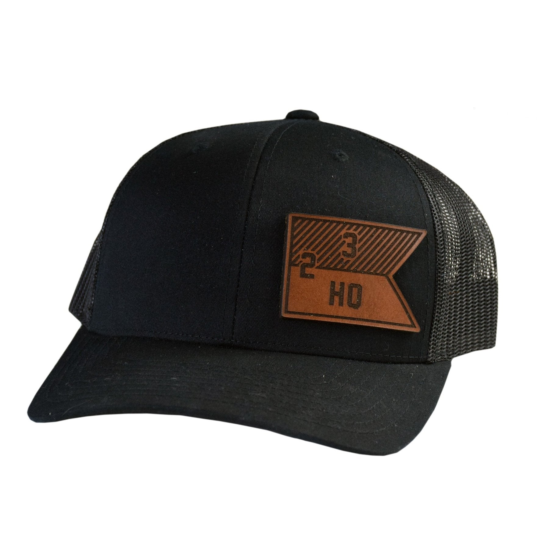 Rattler Troop Guidon Leather Snapback - OSFA - Private Headwear