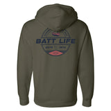 Retro Batt Life Hoodie - Small - Hoodie