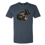 RGR Batt MICH Skull Tee - Small - Shirt