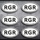 RGR Oval Sticker - RGR Sua Sponte - Sticker