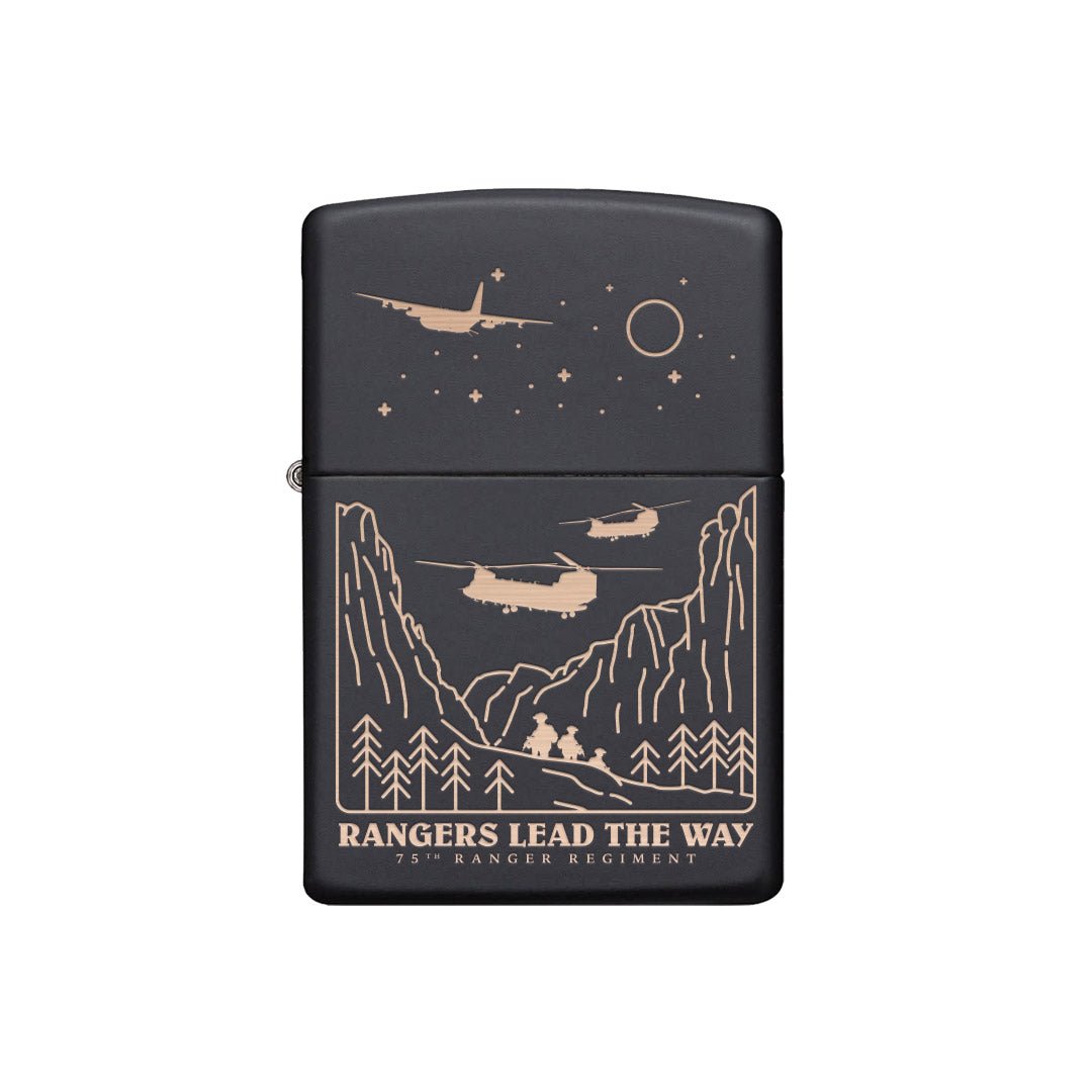 RGR Through The Valley Lighter - Matte Black - Lighter