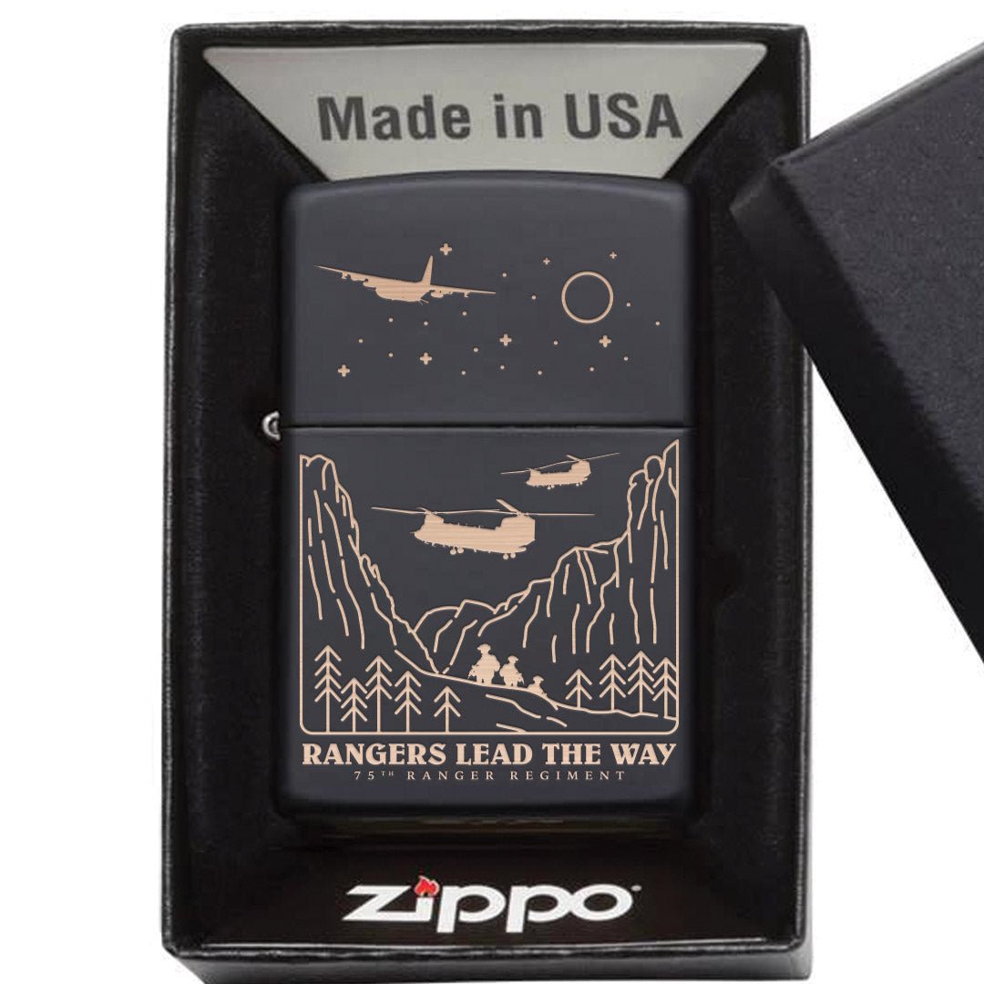 RGR Through The Valley Lighter - Matte Black - Lighter