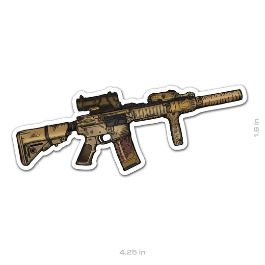 RGT M4 Elcan Sticker – American Trigger Pullers