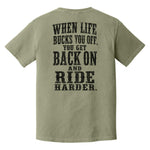 Ride Harder Heavyweight Tee - Small - Shirt