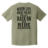 Ride Harder Heavyweight Tee - Small - Shirt