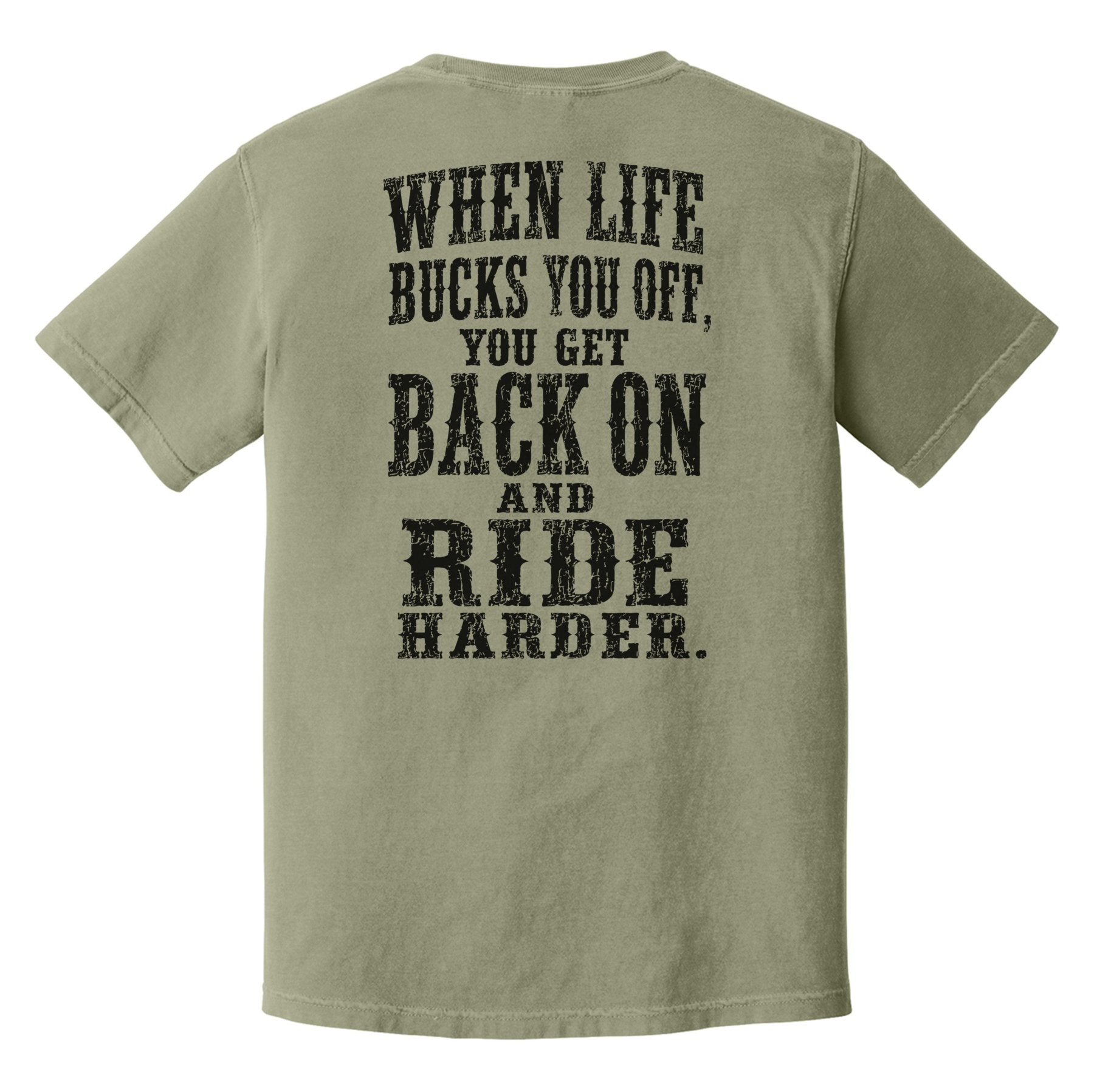 Ride Harder Heavyweight Tee - Small - Shirt