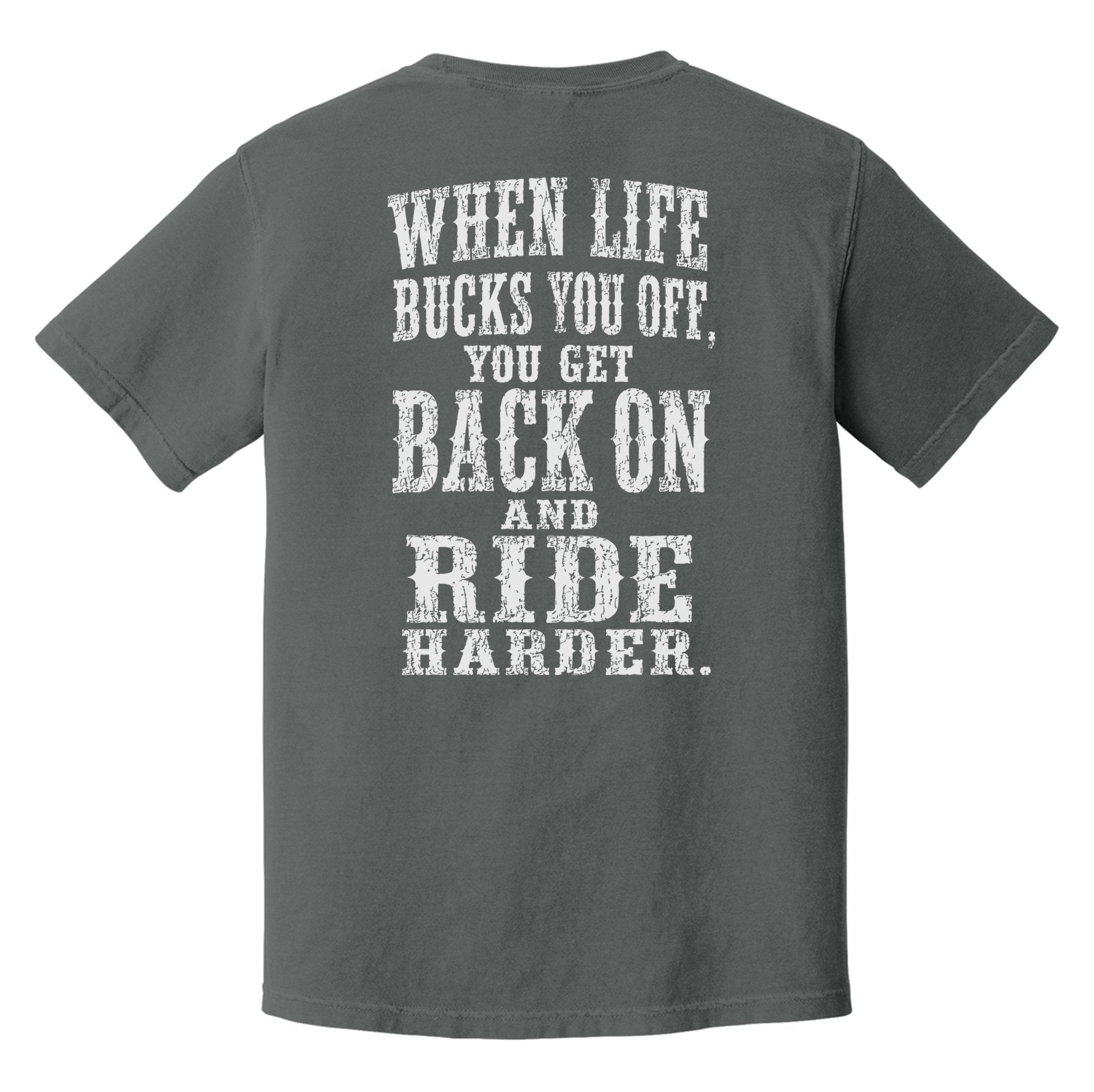Ride Harder Heavyweight Tee - Small - Shirt