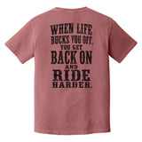 Ride Harder Heavyweight Tee - Small - Shirt