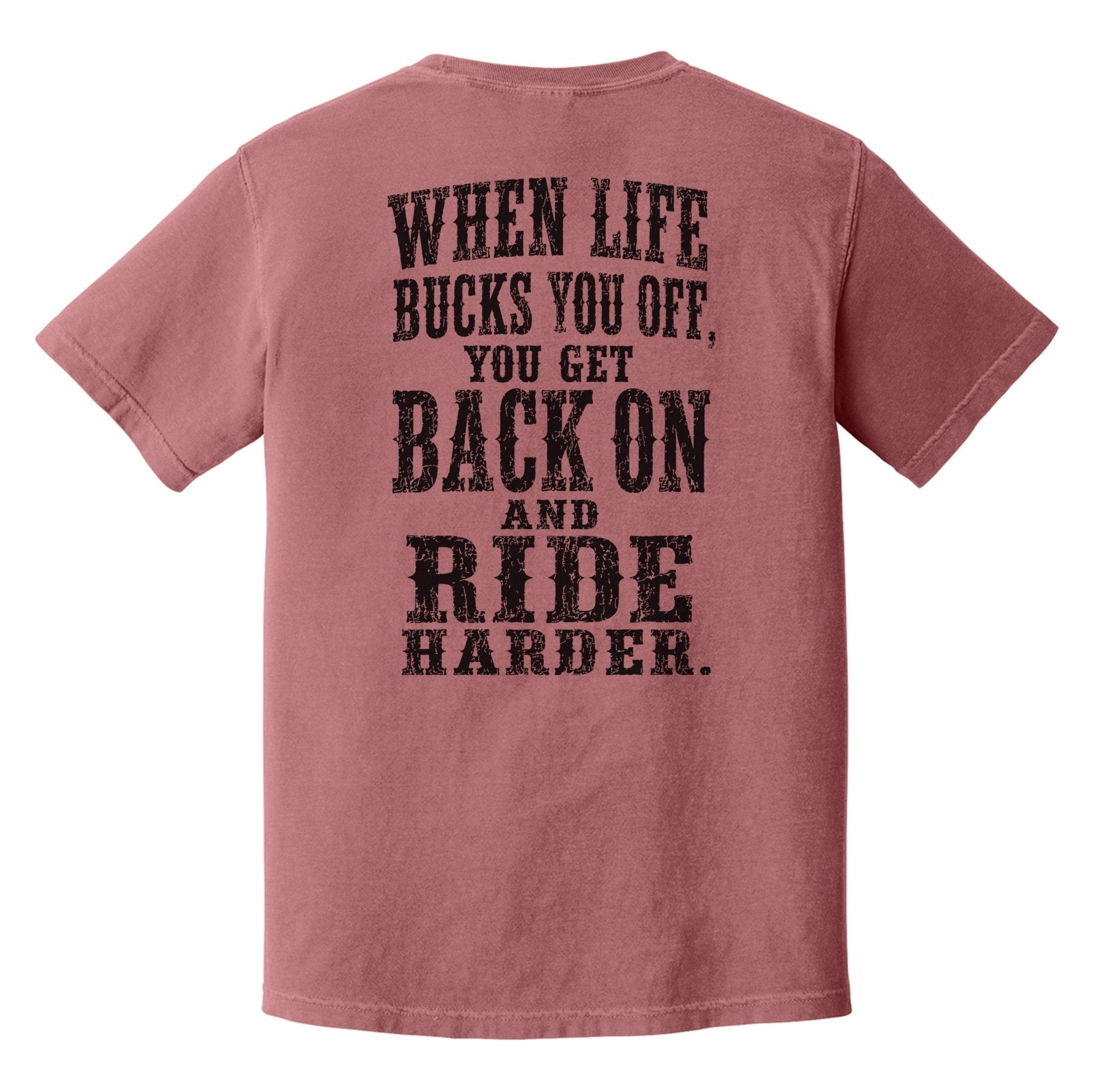 Ride Harder Heavyweight Tee - Small - Shirt